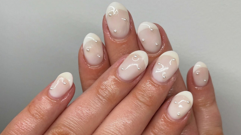 cutesy and demure manicure