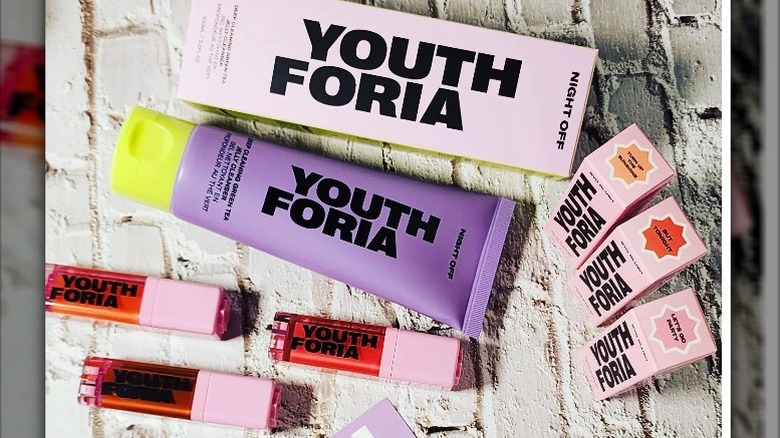 Youth Foria products flat lay