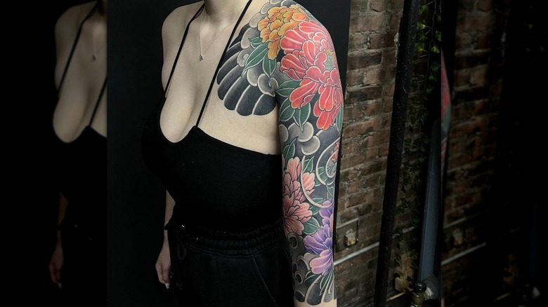 Japanese tattoo on arm